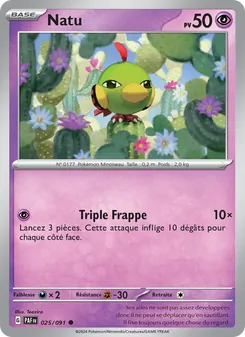 Carte Natu 025/091 – Destinées de Paldea