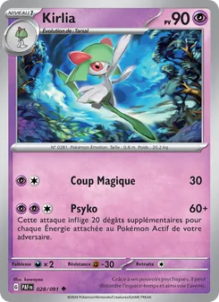 Carte Kirlia 028/091 – Destinées de Paldea