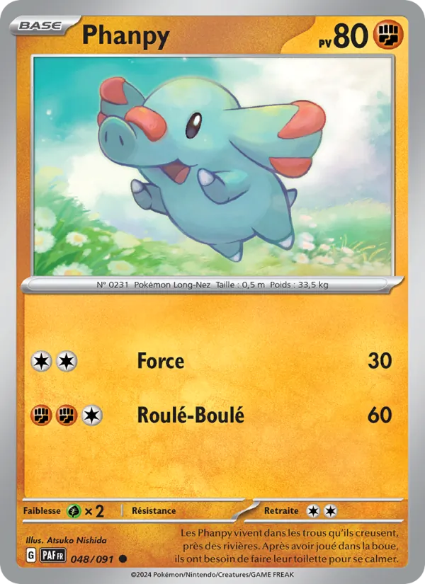 Carte Phanpy 048/091 – Destinées de Paldea