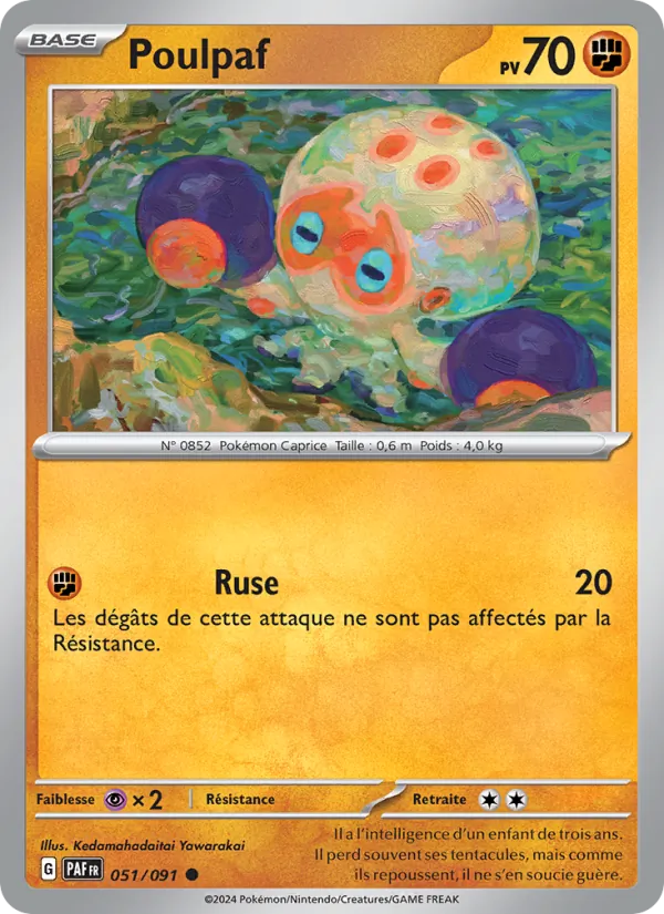 Carte Poulpaf 051/091 – Destinées de Paldea