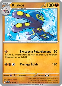 Carte Krakos 052/091 – Destinées de Paldea