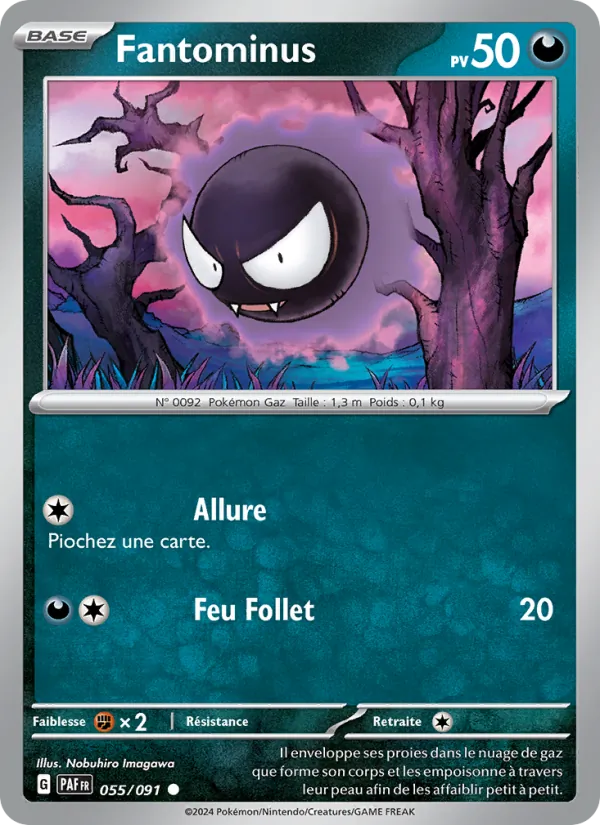 Carte Fantominus 055/091 – Destinées de Paldea