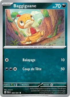 Carte Baggiguane 060/091 – Destinées de Paldea
