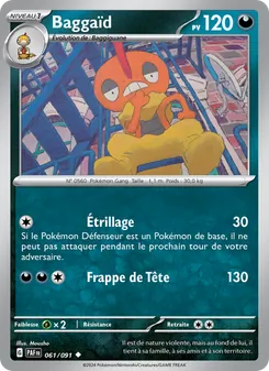 Carte Baggaïd 061/091 – Destinées de Paldea