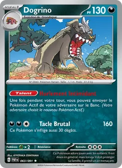 Carte Dogrino 063/091 – Destinées de Paldea