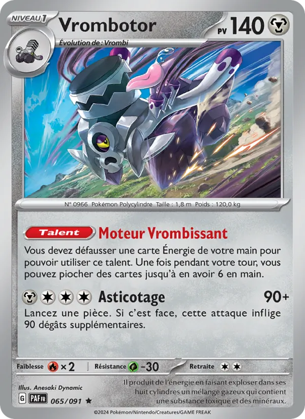 Carte Vrombotor 065/091 – Destinées de Paldea