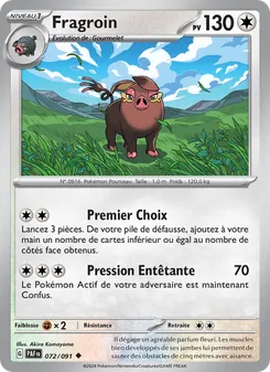 Carte Fragroin 072/091 – Destinées de Paldea