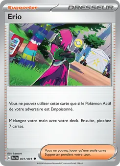 Carte Erio 077/091 – Destinées de Paldea