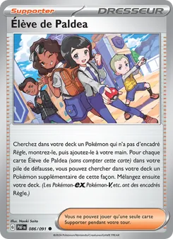 Carte Élève de Paldea 086/091 – Destinées de Paldea