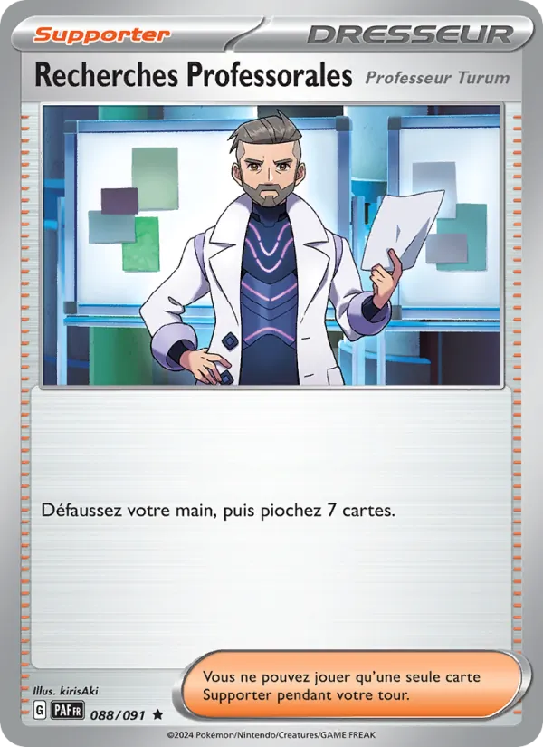 Carte Recherches Professorales 088/091 – Destinées de Paldea