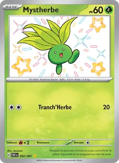 Carte Mystherbe 092/091 – Destinées de Paldea