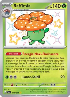 Carte Rafflesia 094/091 – Destinées de Paldea