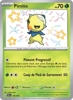 Carte Pimito 106/091 – Destinées de Paldea