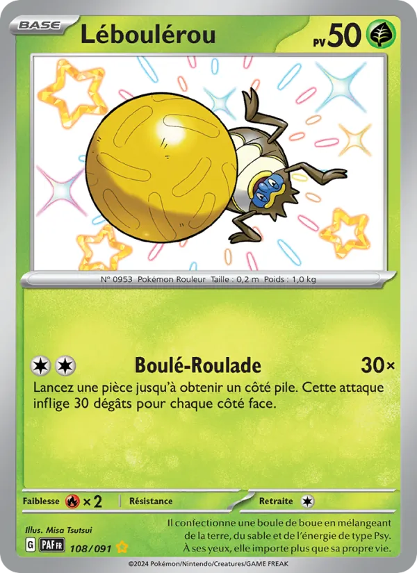 Carte Léboulérou 108/091 – Destinées de Paldea