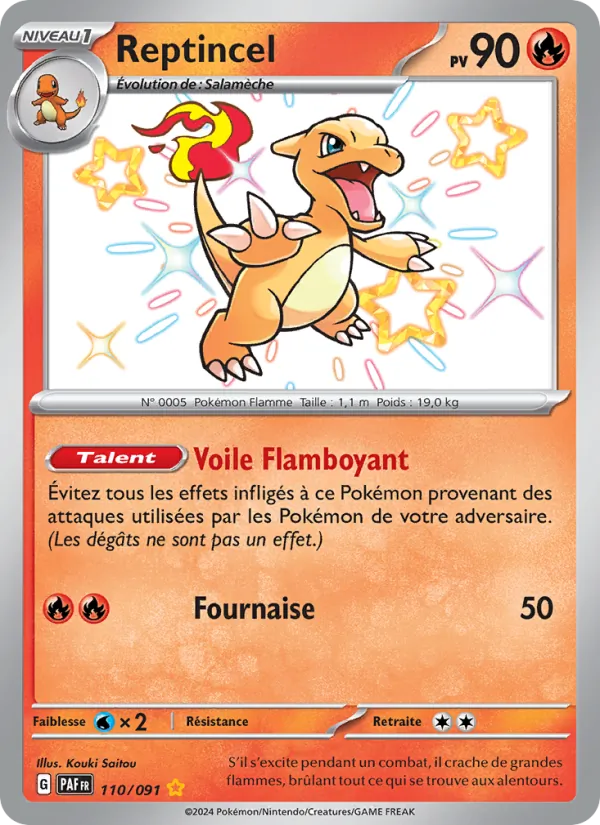 Carte Reptincel 110/091 – Destinées de Paldea