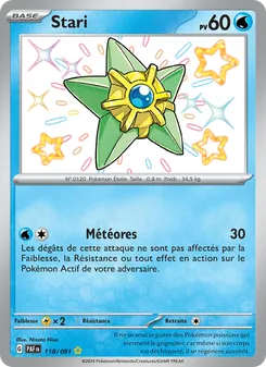 Carte Stari 118/091 – Destinées de Paldea