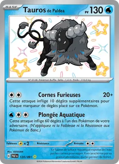 Carte Tauros de Paldea 120/091 – Destinées de Paldea