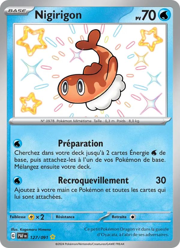 Carte Nigirigon 127/091 – Destinées de Paldea