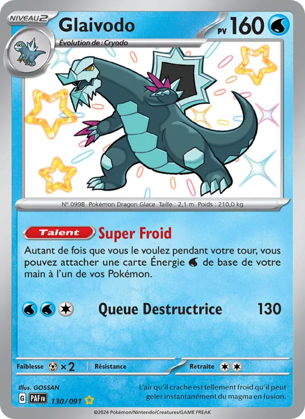 Carte Glaivodo 130/091 – Destinées de Paldea