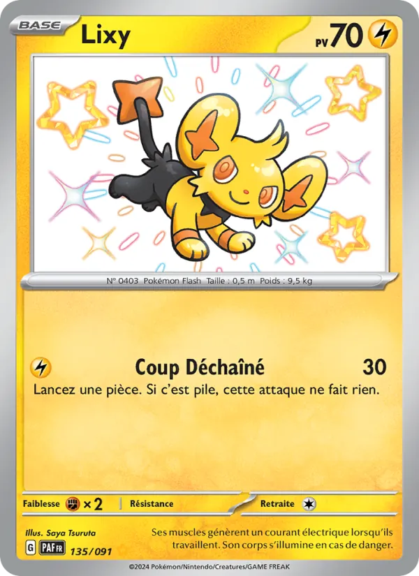 Carte Lixy 135/091 – Destinées de Paldea