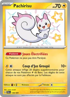 Carte Pachirisu 138/091 – Destinées de Paldea
