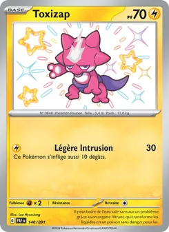 Carte Toxizap 140/091 – Destinées de Paldea