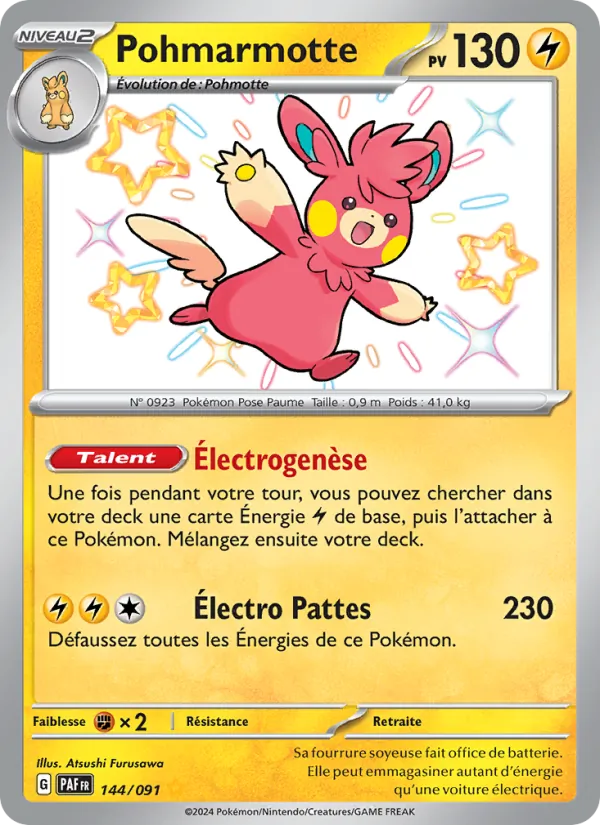 Carte Pohmarmotte 144/091 – Destinées de Paldea