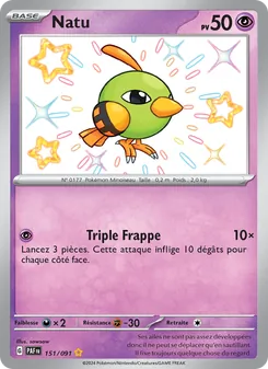 Carte Natu 151/091 – Destinées de Paldea