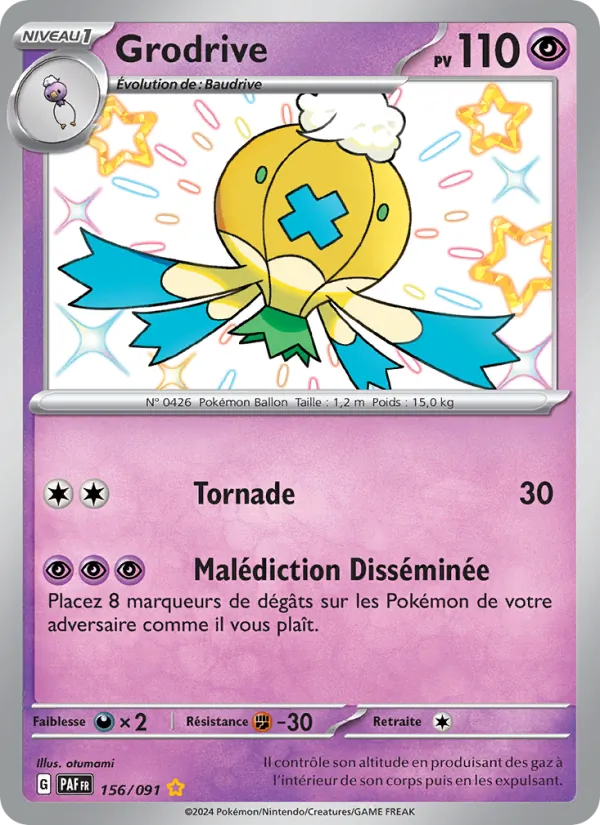 Carte Grodrive 156/091 – Destinées de Paldea