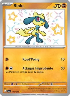 Carte Riolu 173/091 – Destinées de Paldea