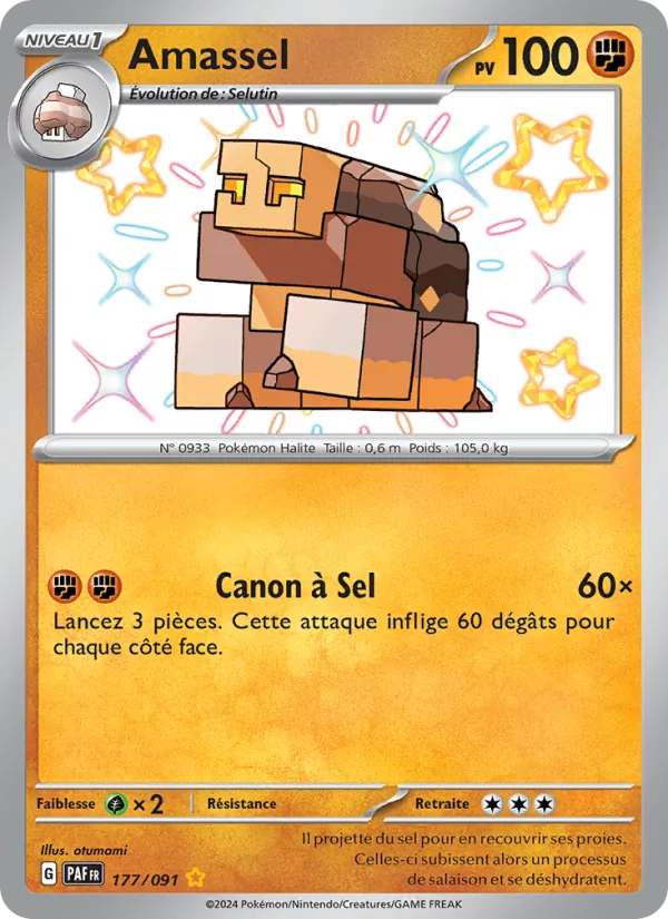 Carte Amassel 177/091 – Destinées de Paldea