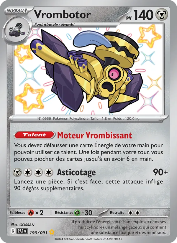 Carte Vrombotor 193/091 – Destinées de Paldea