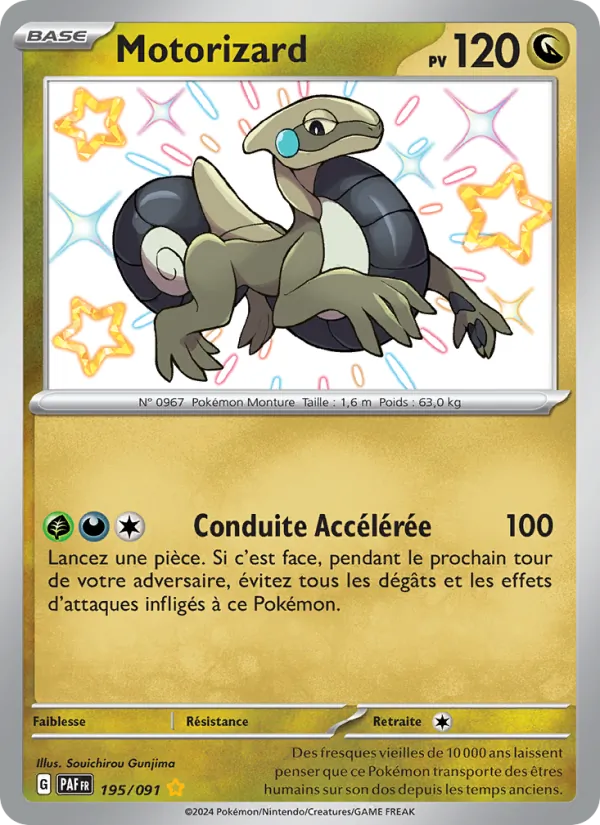 Carte Motorizard 195/091 – Destinées de Paldea