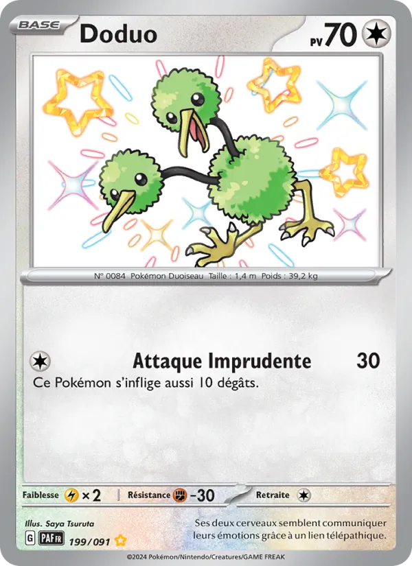 Carte Doduo 199/091 – Destinées de Paldea
