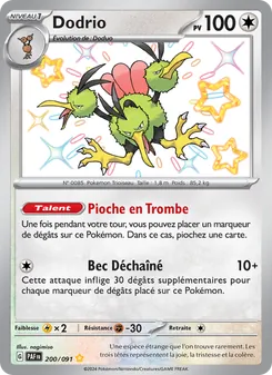 Carte Dodrio 200/091 – Destinées de Paldea