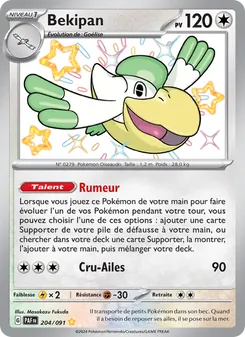 Carte Bekipan 204/091 – Destinées de Paldea