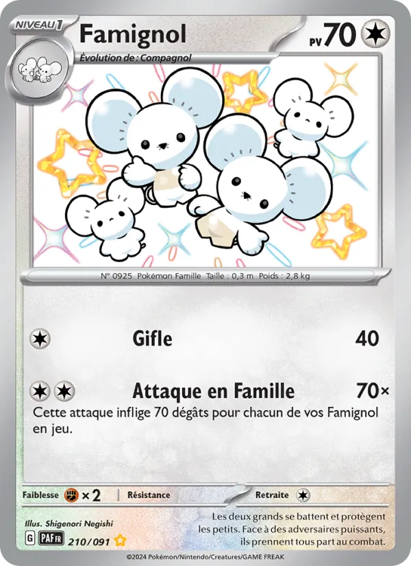 Carte Famignol 210/091 – Destinées de Paldea