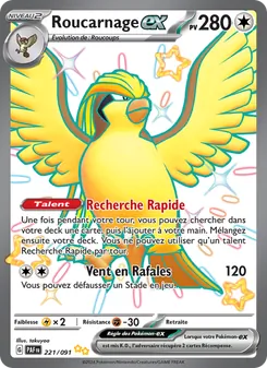 Carte Roucarnage-ex 221/091 – Destinées de Paldea