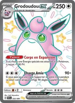 Carte Grodoudou-ex 222/091 – Destinées de Paldea