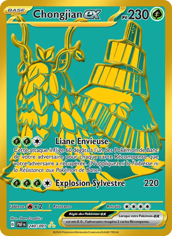 Carte Chongjian-ex 240/091 – Destinées de Paldea