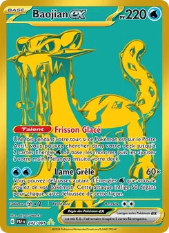 Carte Baojian-ex 242/091 – Destinées de Paldea