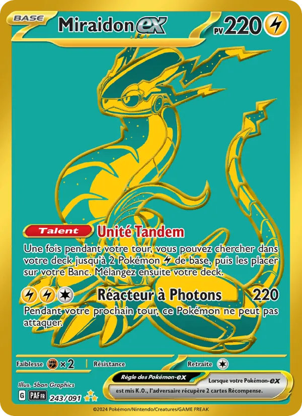 Carte Miraidon-ex 243/091 – Destinées de Paldea