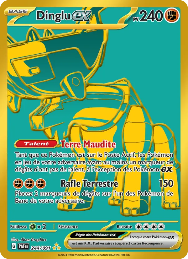 Carte Dinglu-ex 244/091 – Destinées de Paldea