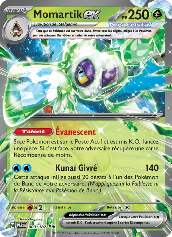 Carte Momartik-ex 003/182 – Faille Paradoxe
