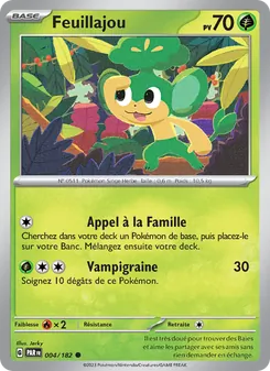 Carte Feuillajou 004/182 – Faille Paradoxe