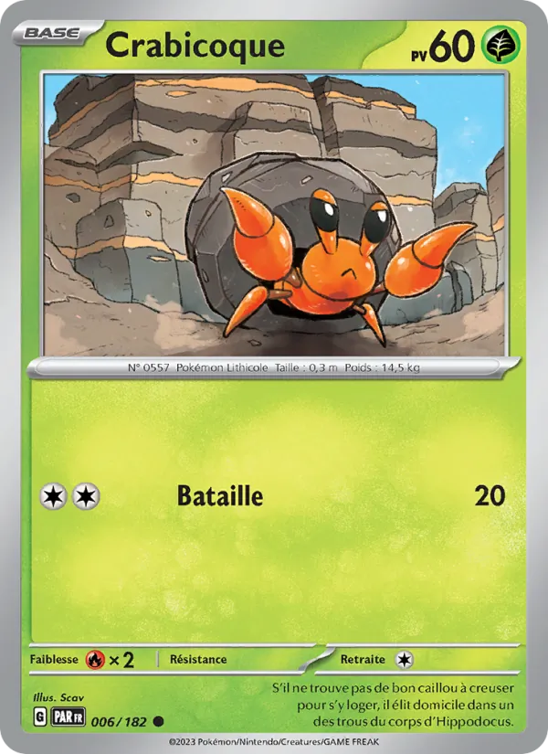 Carte Crabicoque 006/182 – Faille Paradoxe
