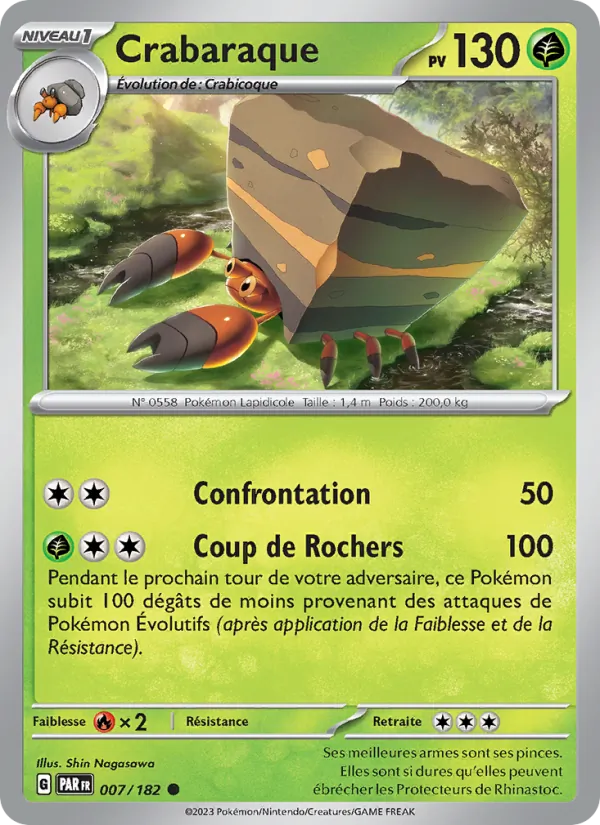 Carte Crabaraque 007/182 – Faille Paradoxe