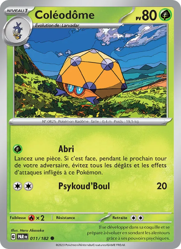 Carte Coléodôme 011/182 – Faille Paradoxe