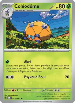 Carte Coléodôme 011/182 – Faille Paradoxe