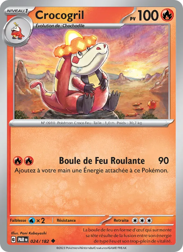 Carte Crocogril 024/182 – Faille Paradoxe